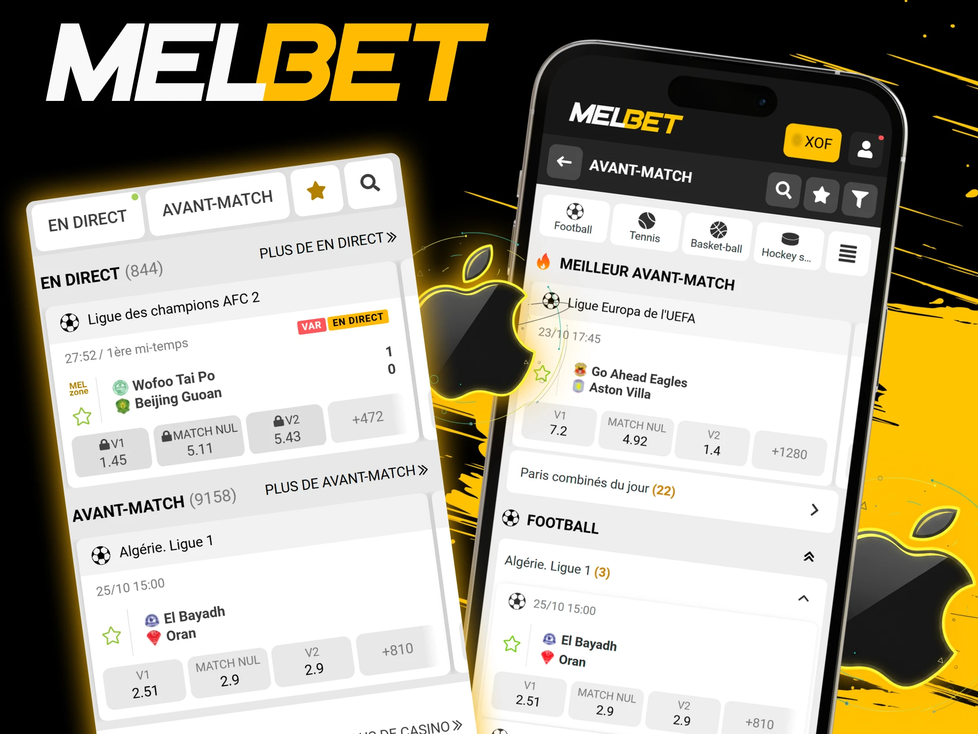 L’application Melbet fonctionne sur les iPhone récents et les modèles iPad compatibles iOS sans problème.