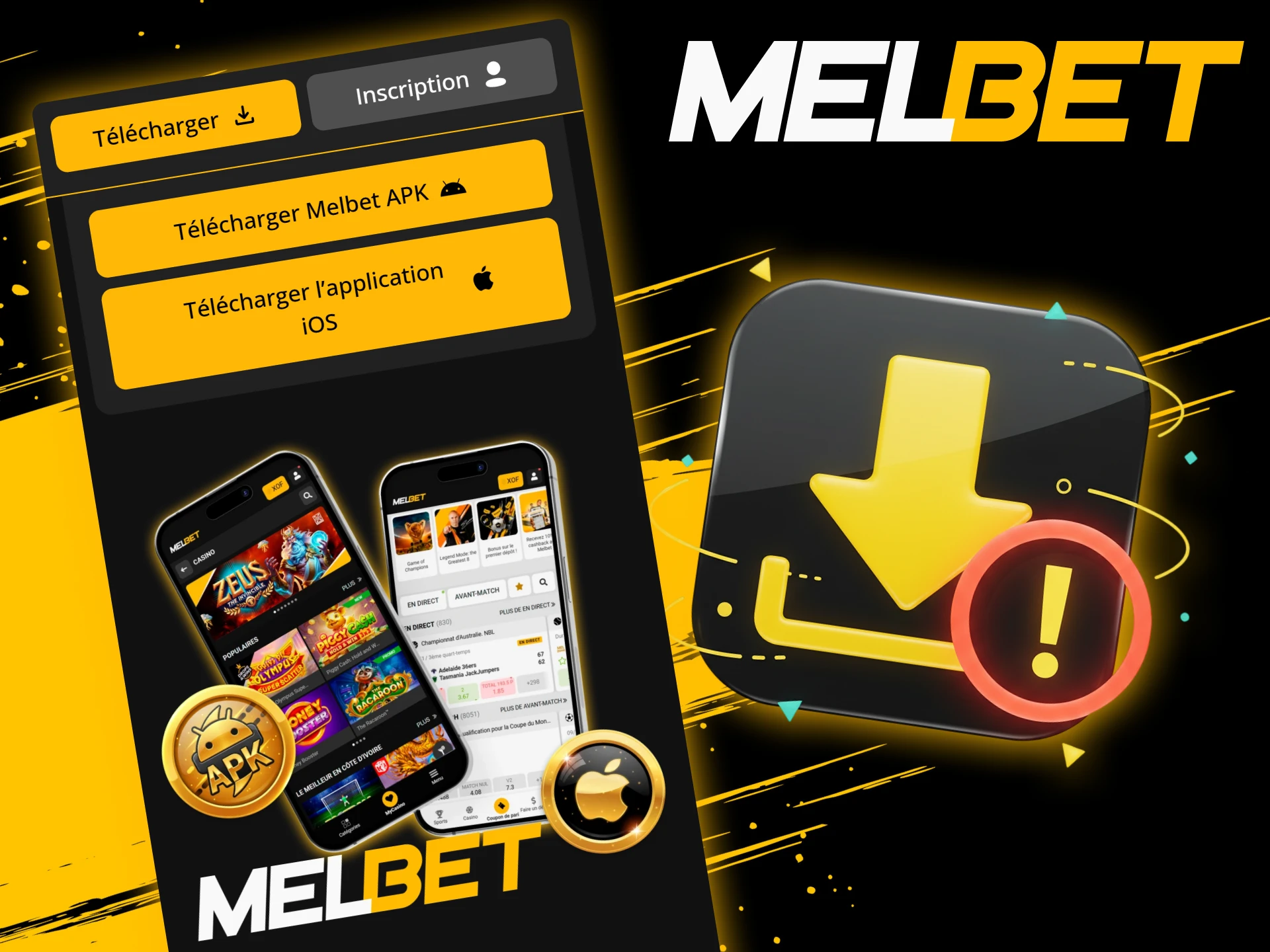 L’installation de Melbet APK ne se lance pas faute d’espace libre sur l’appareil Android.