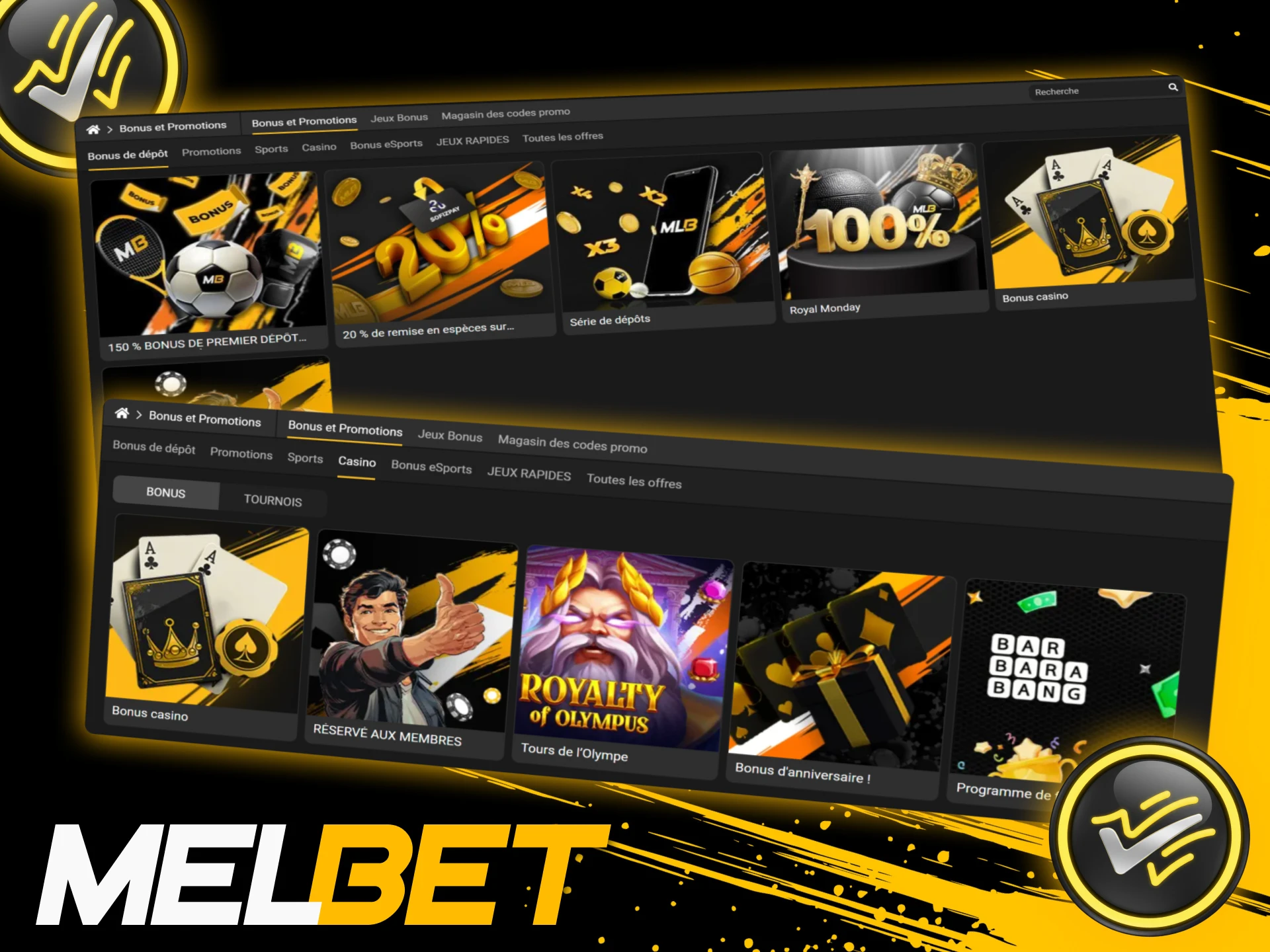 Points forts des bonus Melbet qui attirent les joueurs ivoiriens grâce à de nombreuses promotions accessibles avec des conditions avantageuses.