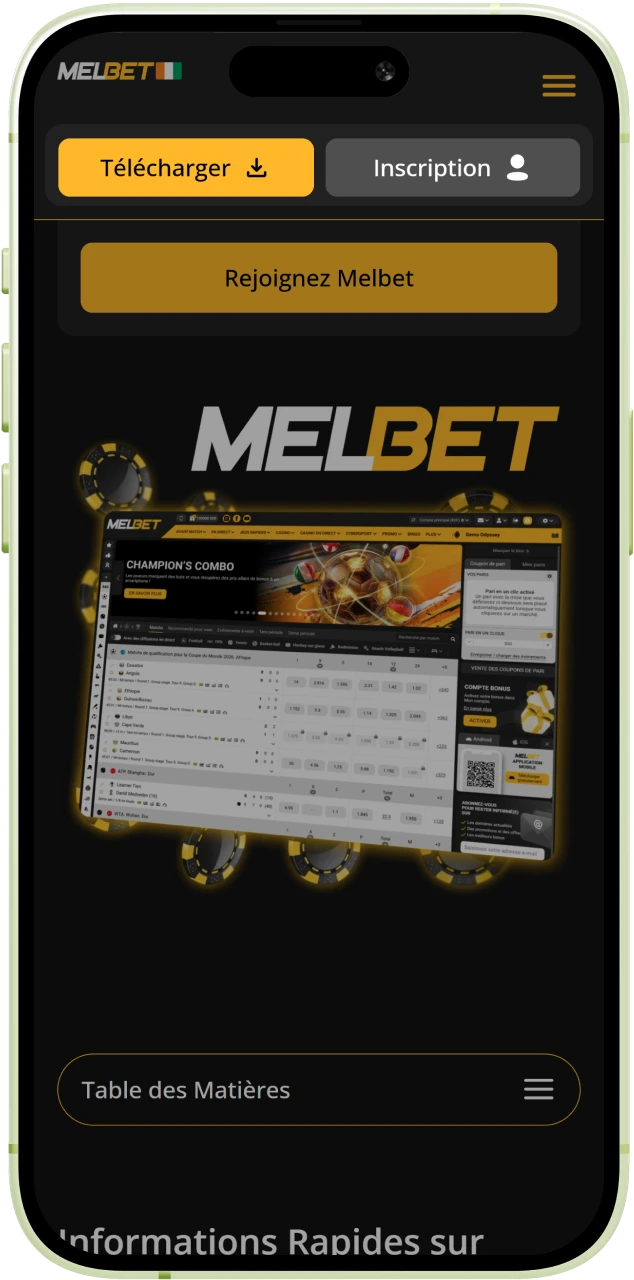 Connectez-vous à votre compte Melbet avec votre identifiant et mot de passe pour commencer à jouer ou parier.