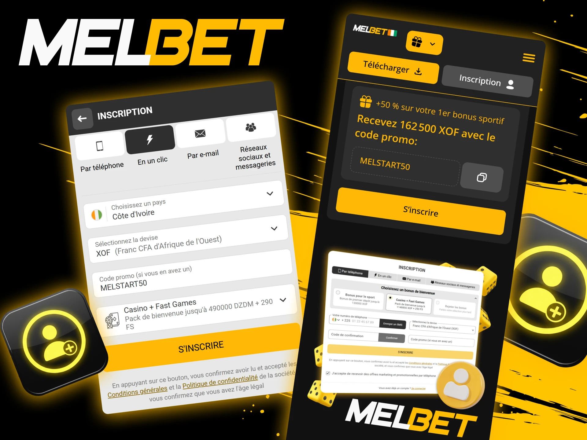 Inscrivez-vous sur Melbet depuis l’application officielle en téléchargeant l’APK puis en choisissant une méthode et en validant le formulaire sur mobile.