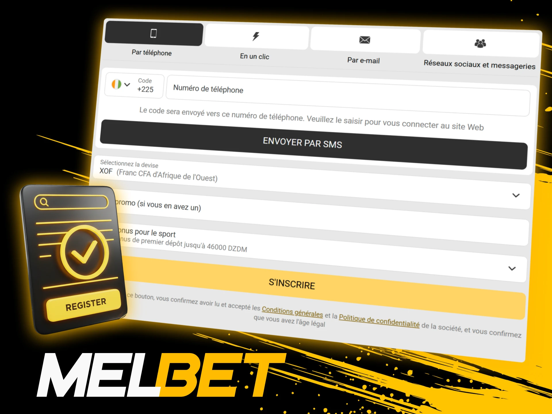 Inscrivez-vous sur le site officiel Melbet CI pour commencer à parier et jouer au casino en ligne en toute sécurité.