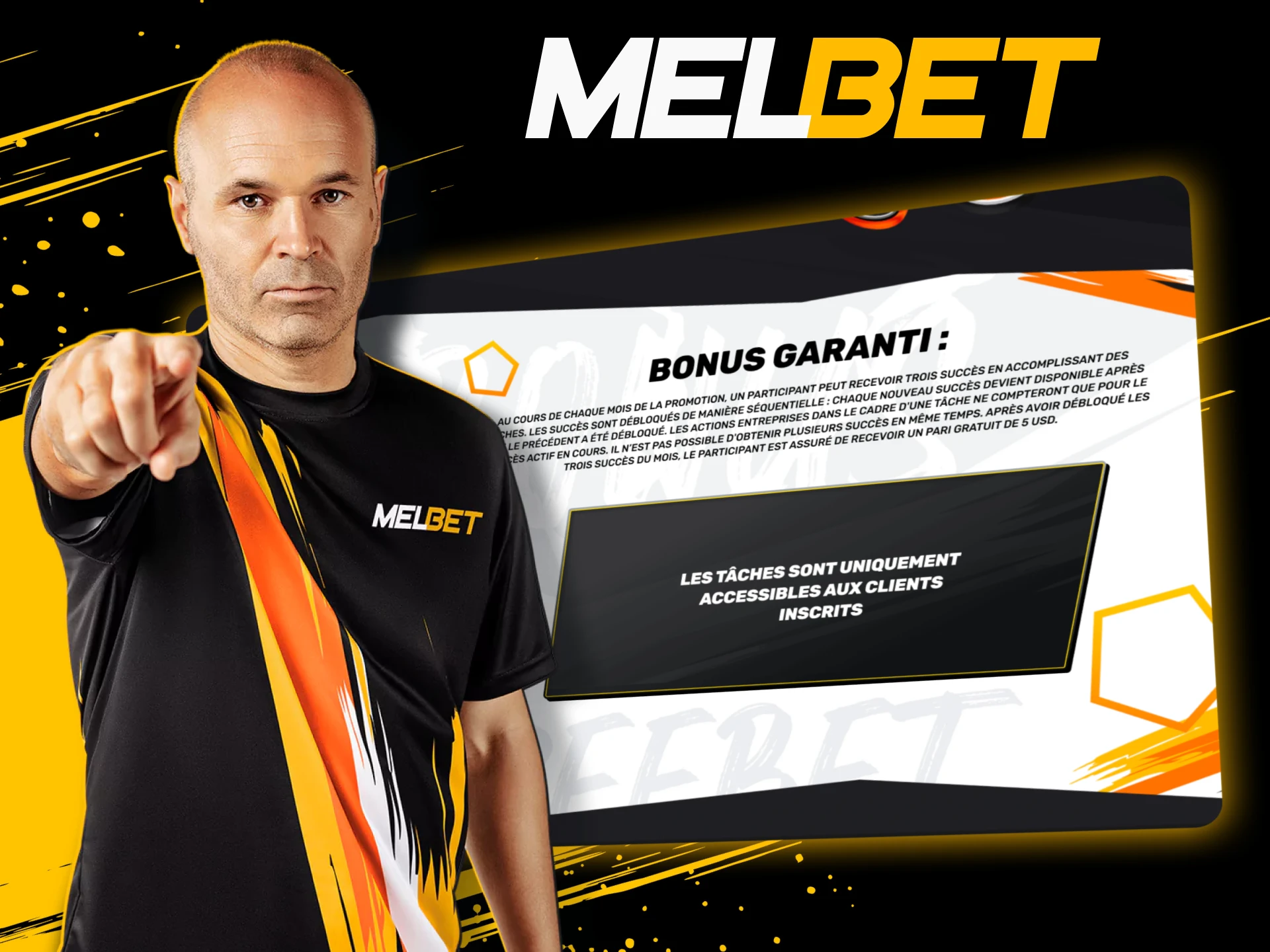 Profitez des promotions et événements avec l’ambassadeur officiel Andrés Iniesta sur Melbet.