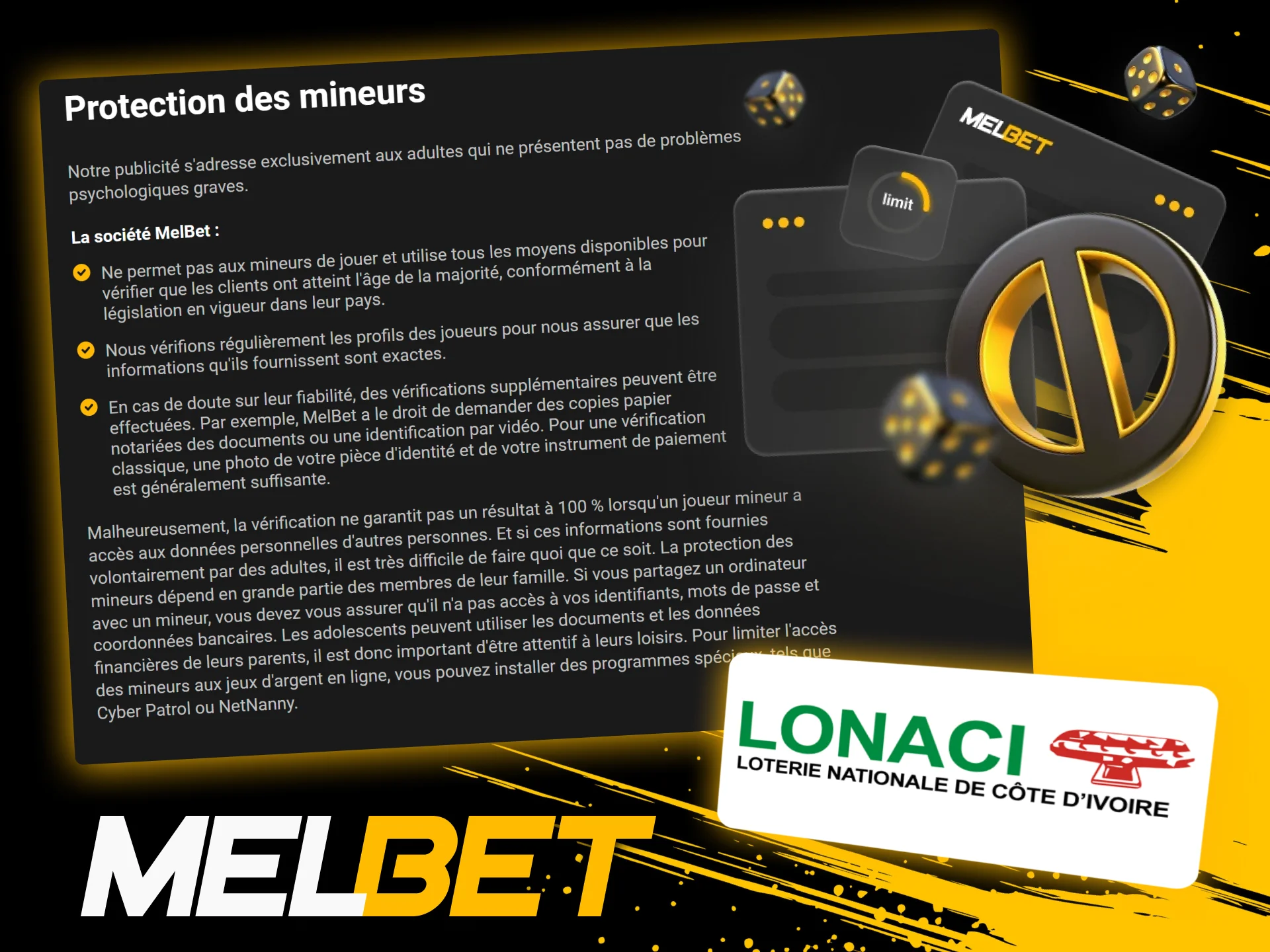 Sécurité et légalité sur Melbet Côte d’Ivoire avec licence LONACI protection SSL et fiabilité des jeux pour les joueurs.