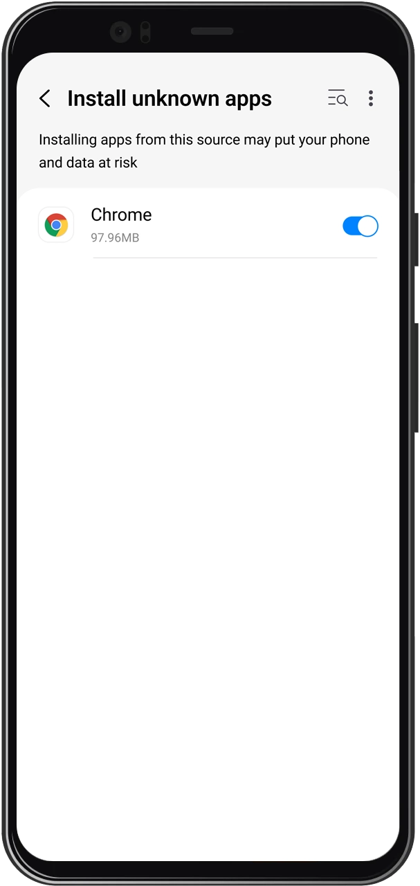Adjust your device security settings to permit the Melbet app installation from external sources.