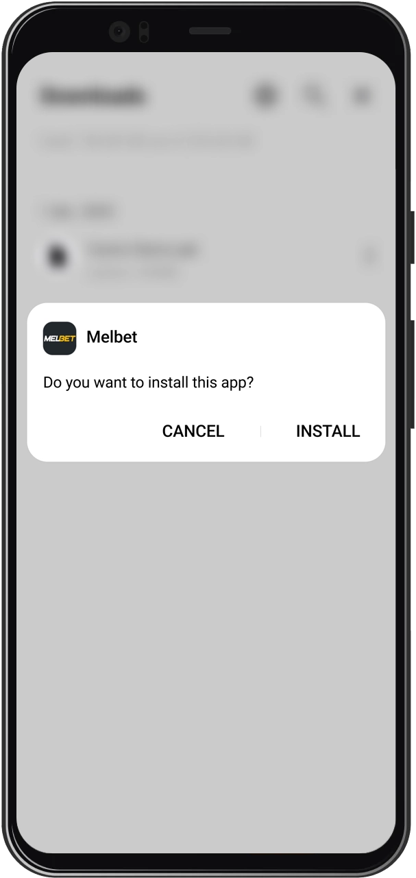 Tap the APK file and follow the prompts to launch the Melbet mobile application.